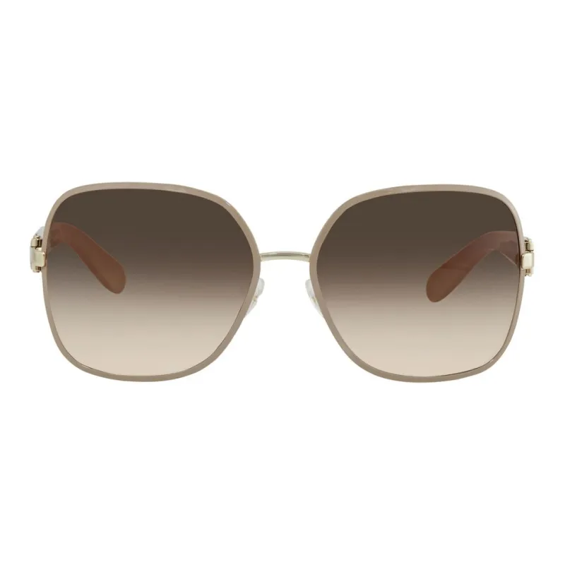 FERRAGAMO Square Sunglasses Women's Brown-0