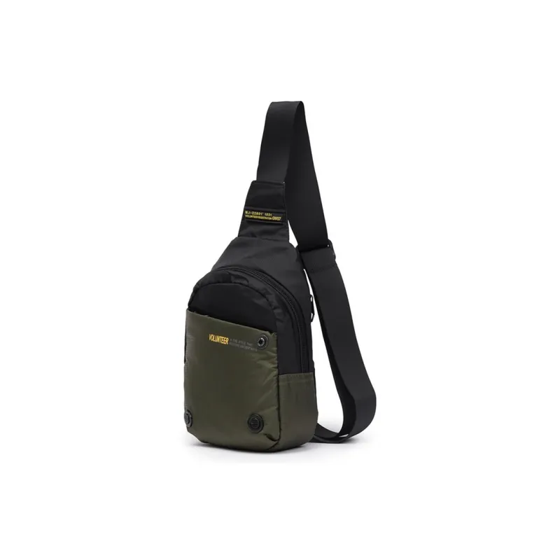 Volunteer Oxford Sling Bag Men's Black/Blue/Gray/Green-2
