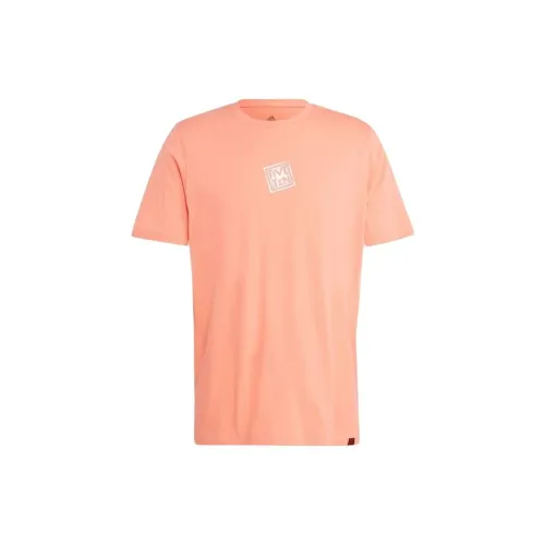 Adidas T-Shirts Men Coral