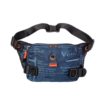 Volunteer Oxford Fanny Pack Small Size Unisex Royal Blue/Green/Black