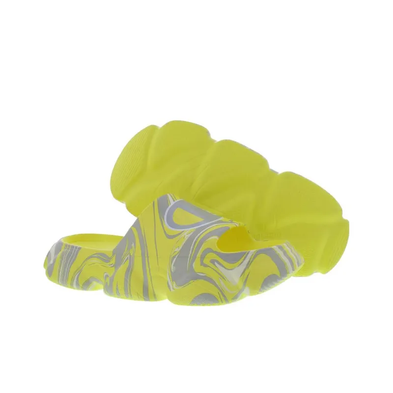 Champion Slide Slippers Women's Yellow Gray-3
