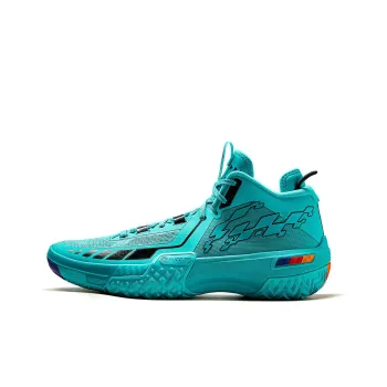 LiNing Shudder GREENMAGIC Mid Top Basketball Shoes Men's Ice Celadon Green
