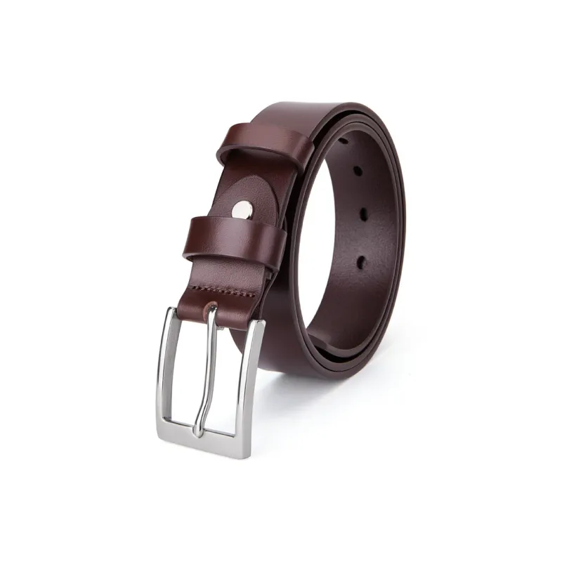 Cows Reign Single Layer Top Grain Cow Leather Belts Unisex 3.4CM-4
