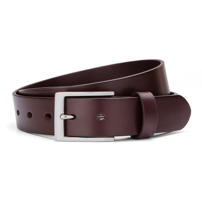 Cows Reign Single Layer Top Grain Cow Leather Belts Unisex 3.4CM-5