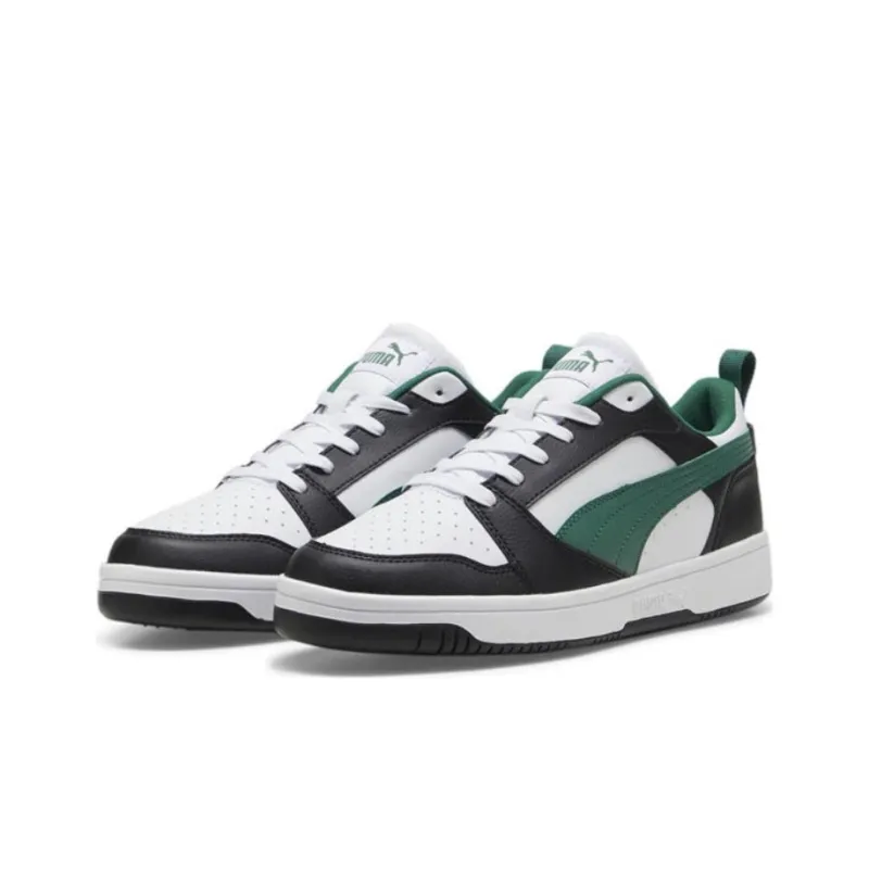 PUMA Rebound V6 Low 'White Black Green'-2
