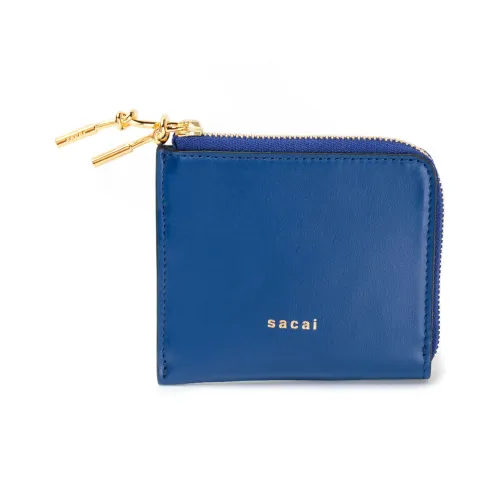 Sacai Wallets Blue With Gray Accents