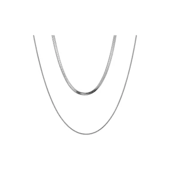 Cooraree Titanium Steel Necklaces Unisex