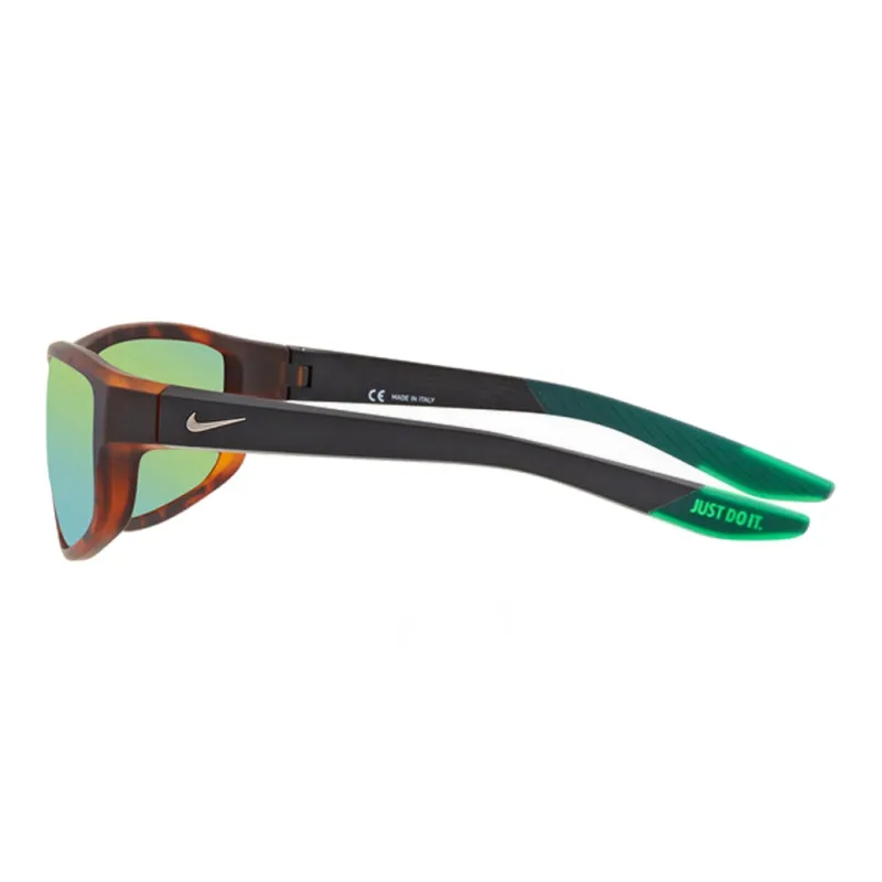 Nike Plastic Rectangular Sunglasses Men's Tortoiseshell-2