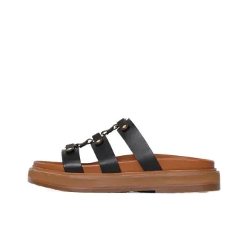 CELINE Slip Resistant Slide Slippers Women's Black