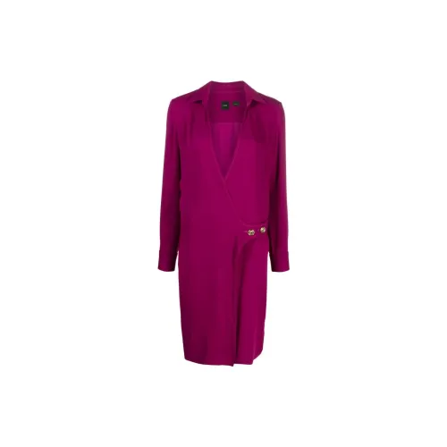 PINKO Long-Sleeved Dresses Women's Mulberry Berry Pink