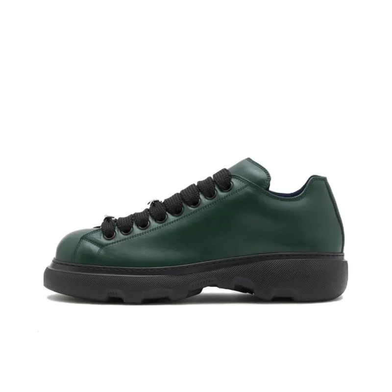 Burberry Low Top Casual Shoes Men's Vine Green-0