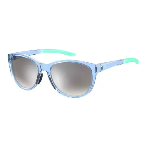 Under Armour Irregular Shape Sunglasses Women's Blue