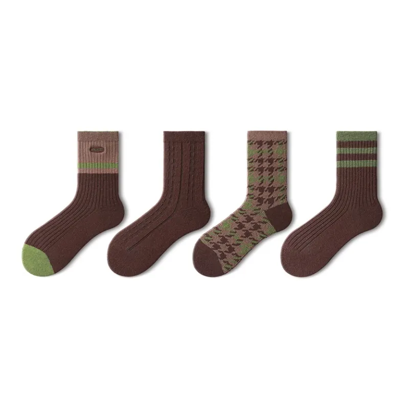 Primeet Mid Calf Socks Women's 4 Pack-0
