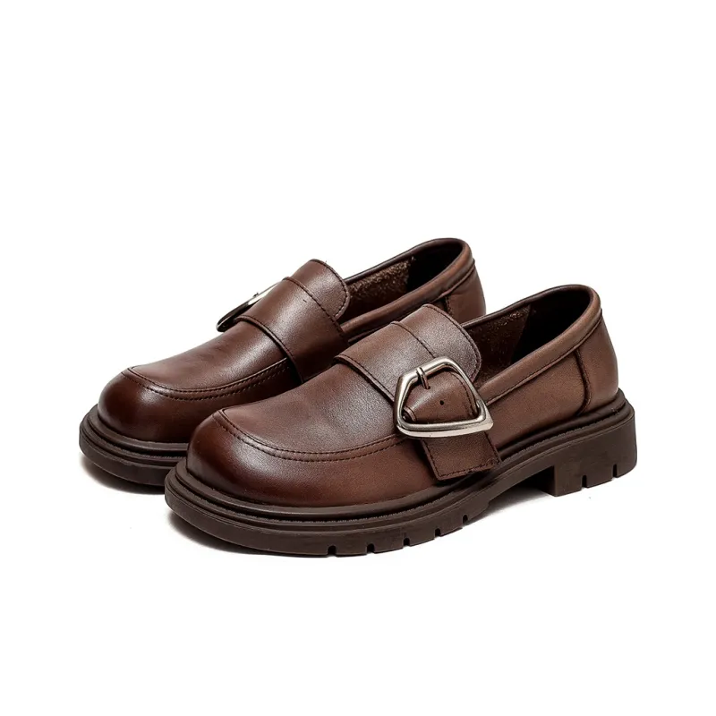 MATA Loafers Women's Low Top Khaki/Brown/Black-6