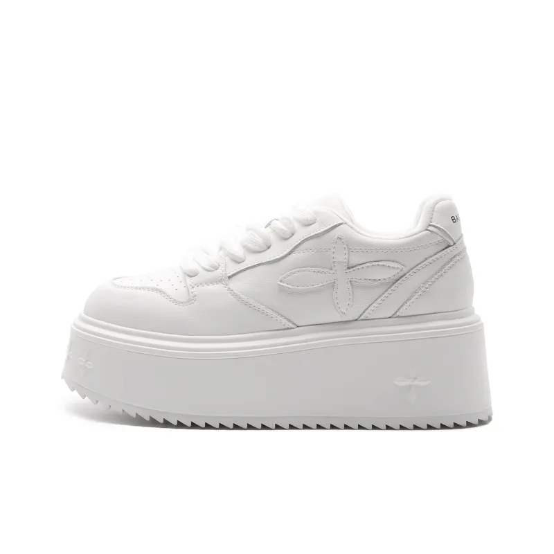 STELLA WEISZ Skateboard Shoes Women's Low Top White/Yellow Brown/Black-30