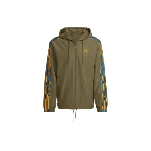 Adidas Originals Trench Coats Men Olive