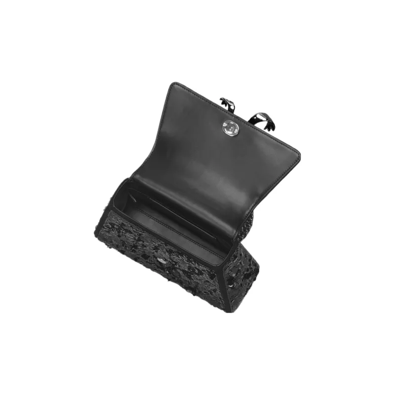 Self portrait Mini Bow Sequin embellished Bag-3