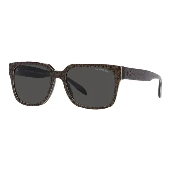 MICHAEL KORS Acetate Square Sunglasses Men's Brown