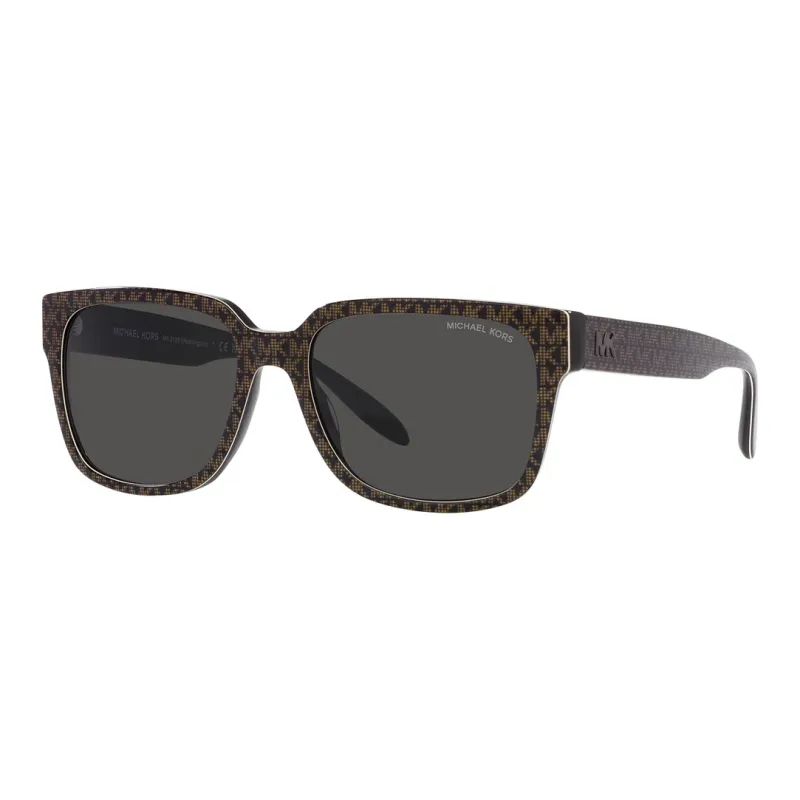 MICHAEL KORS Acetate Square Sunglasses Men's Brown-0