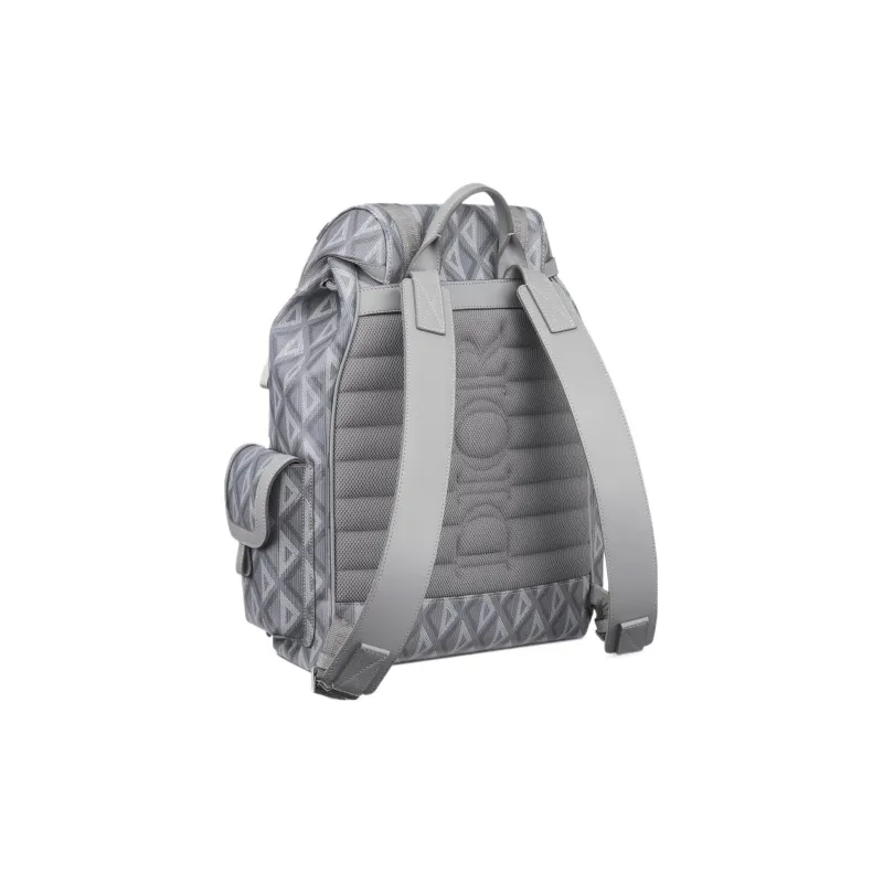 DIOR Hit The Road Canvas Backpack Medium Size Men's Dio Gray-2
