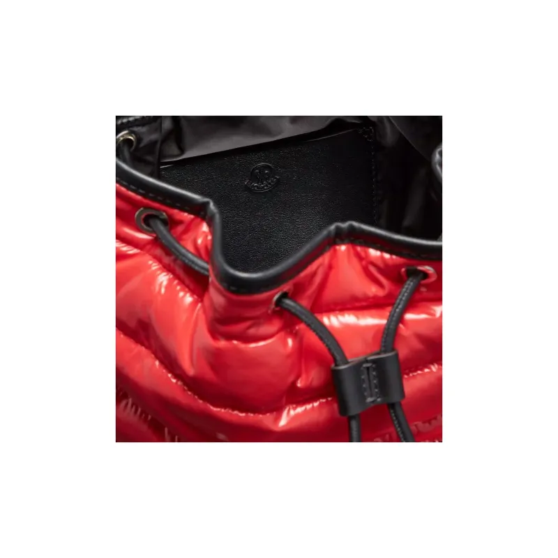 Moncler Kilia Leather Shoulder Bag Crossbody Bag Handbag Women's Scarlet-3