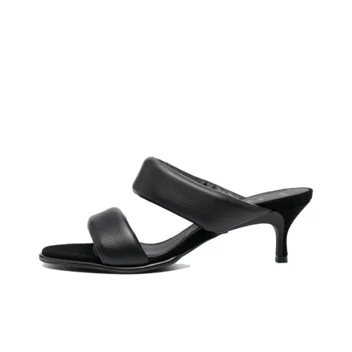 Furla Kitten-heel Leather Mules