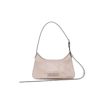 Acne Studios Platt Series Cow Leather Handbag Shoulder Bag Women's Light Pink