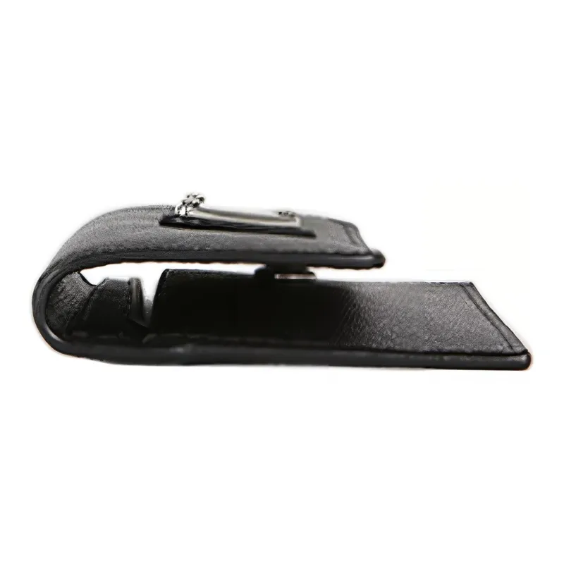 PRADA Saffiano Leather Card Holder Coin Purse Unisex Black-3