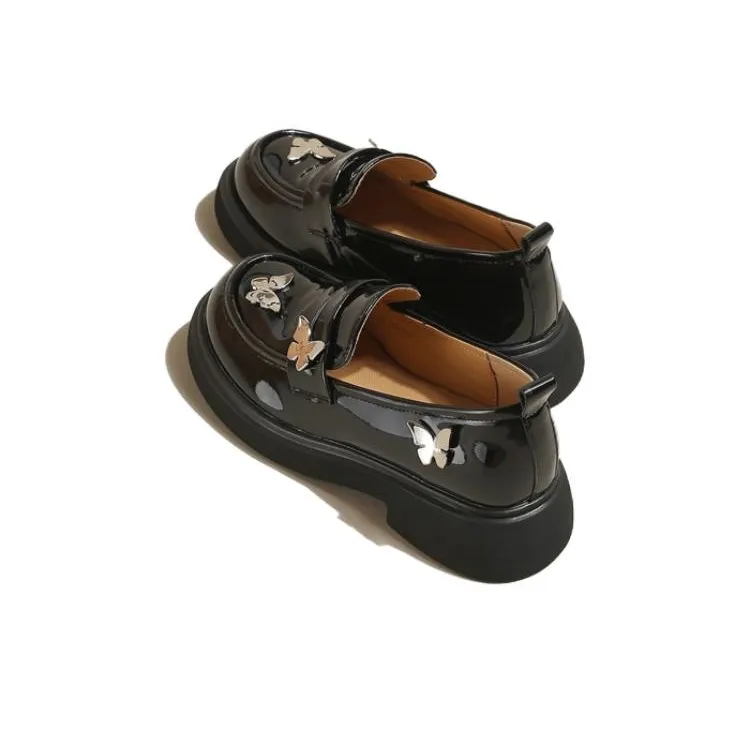 D FUSE SCANDINAVIA Loafers 4cm Women's Black-1
