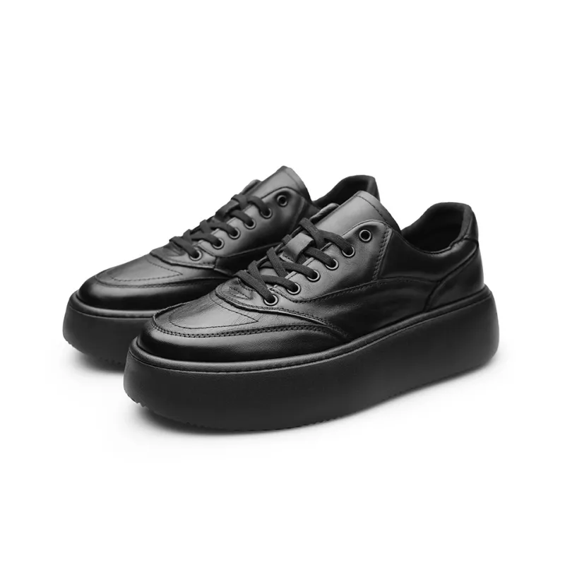 PARDASAUL Men's Casual Shoes Men Low Top Black/White-12