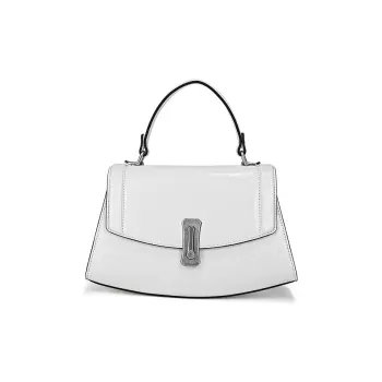 BAMPO Oil Wax Cow Leather One Shoulder Handbag Women's