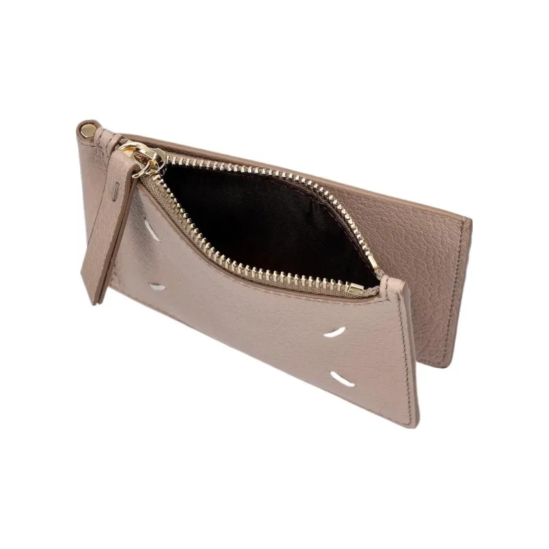 Maison Margiela Leather Wallet Men's Mist Rose-2
