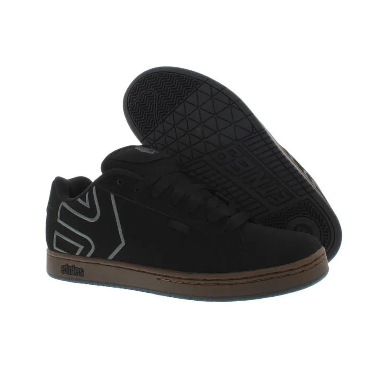 ETNIES Etnies Fader Warm Slip-Resistant Low-Top Skateboard Shoes Men's Black-4