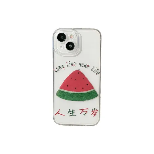 US8ACC Silicone Material Watermelon Longevity Phone Cases IPhone13/14/15/Pro/Ma Refreshing