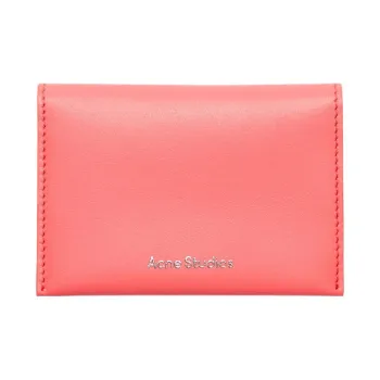Acne Studios Calfskin Wallet Women's Electric Pink