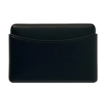 Lemaire Calfskin Card Clip Card Holder Men's Black
