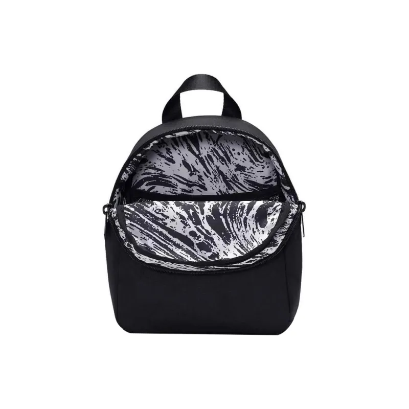 Nike Polyester Backpack Mini Unisex Black & White-3