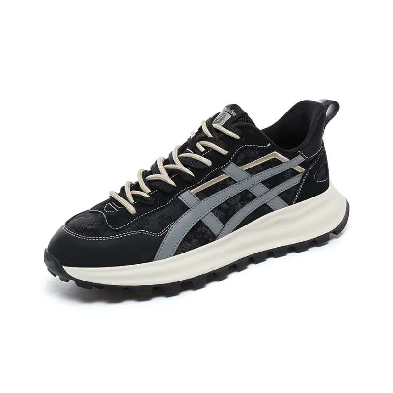 FACKRAM Cushioning Anti-Slip And Wear-Resistant Height Increasing Low-Top Casual Shoes Men's-10