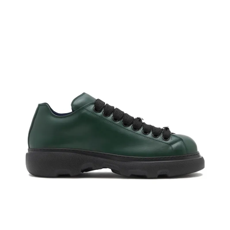 Burberry Low Top Casual Shoes Men's Vine Green-1