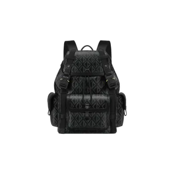 DIOR Hit The Road Canvas Backpack Medium Size Men's Black