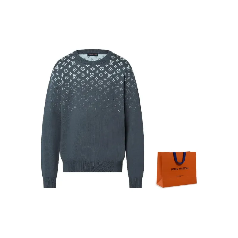 LOUIS VUITTON Gradient Cotton Crewneck-1