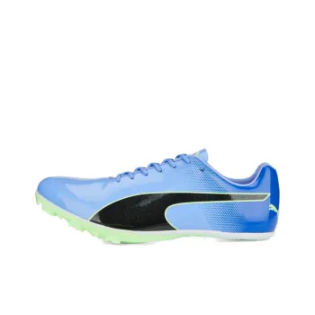 PUMA Evospeed Sprint 14 Cushioning Wear Resistant Low Top Running Shoes Men's Blue Black