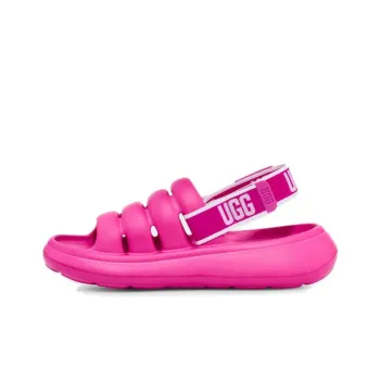 Atmos Pink x UGG Sport Yeah Fashion Sandal Women's Dragon Fruit Red