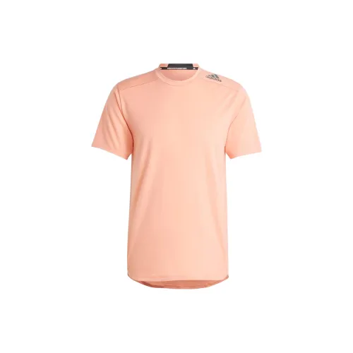 Adidas Clothing T-Shirts Men Orange