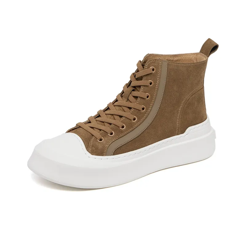 VICKI BROWN Abrasion Resistant Mid Top Canvas Shoes Men's-4