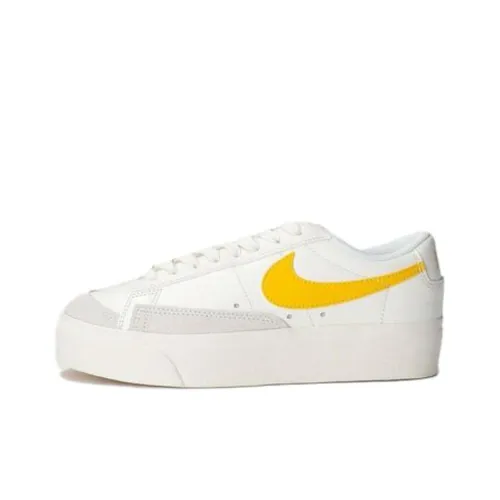 Nike Blazer Low Platform Sail Vivid Sulfur Women's