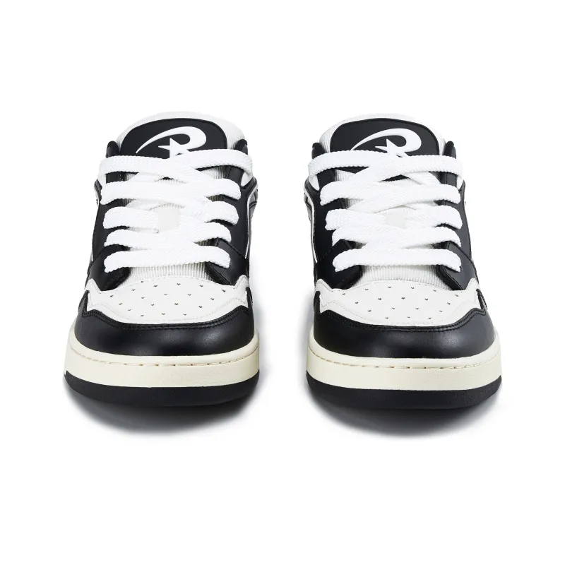 PCLP Casual Skateboard Shoes Unisex Panda Black White-3