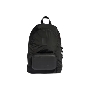 Adidas Originals Recycled Polyester Plain Weave Fabric Backpack Regular Unisex Black