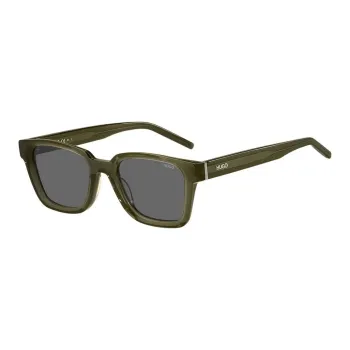 HUGO BOSS Acetate Square Sunglasses Men's Green