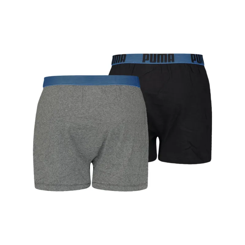 PUMA Lot De 2 Boxers Amples En Jersey Homme Underpants Men's 2 Pack-1